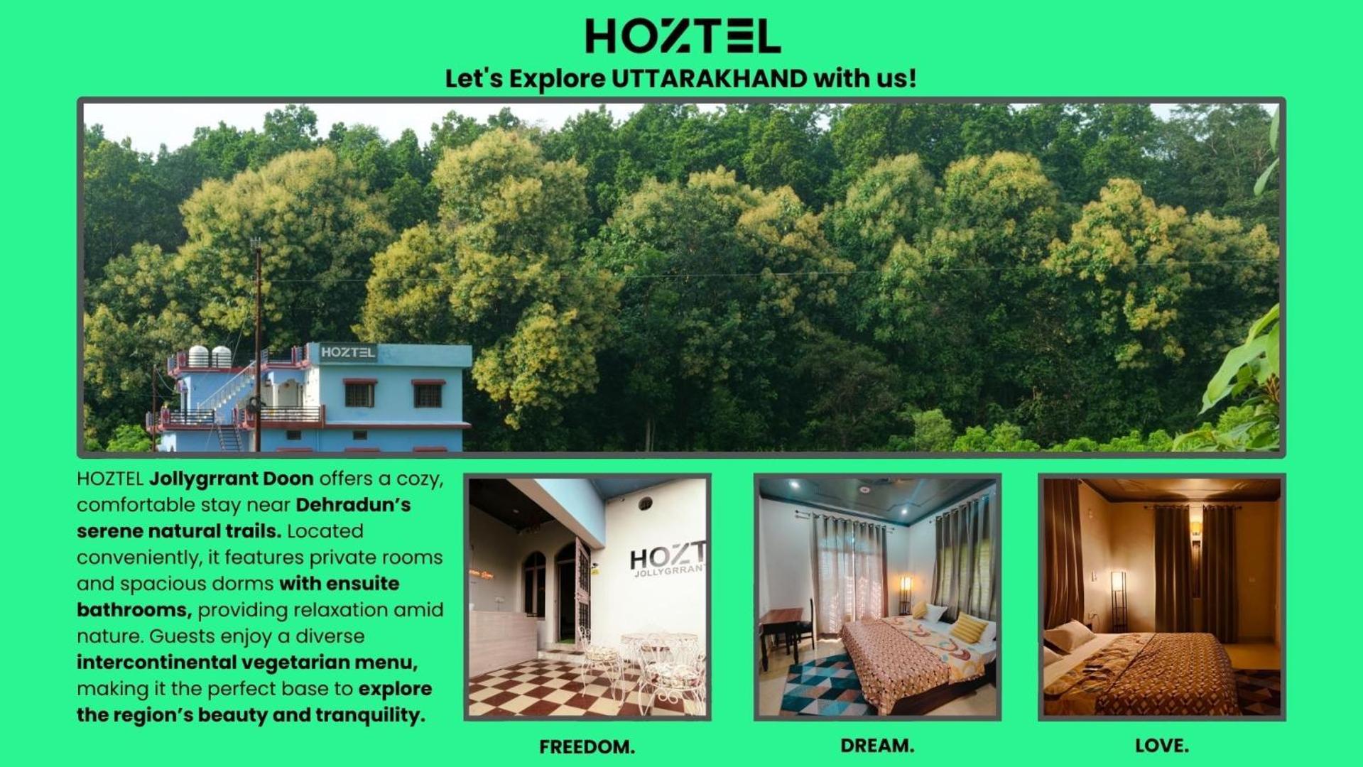 Hoztel Jollygrrant Doon Hostel Rāni Pokhri Exterior foto