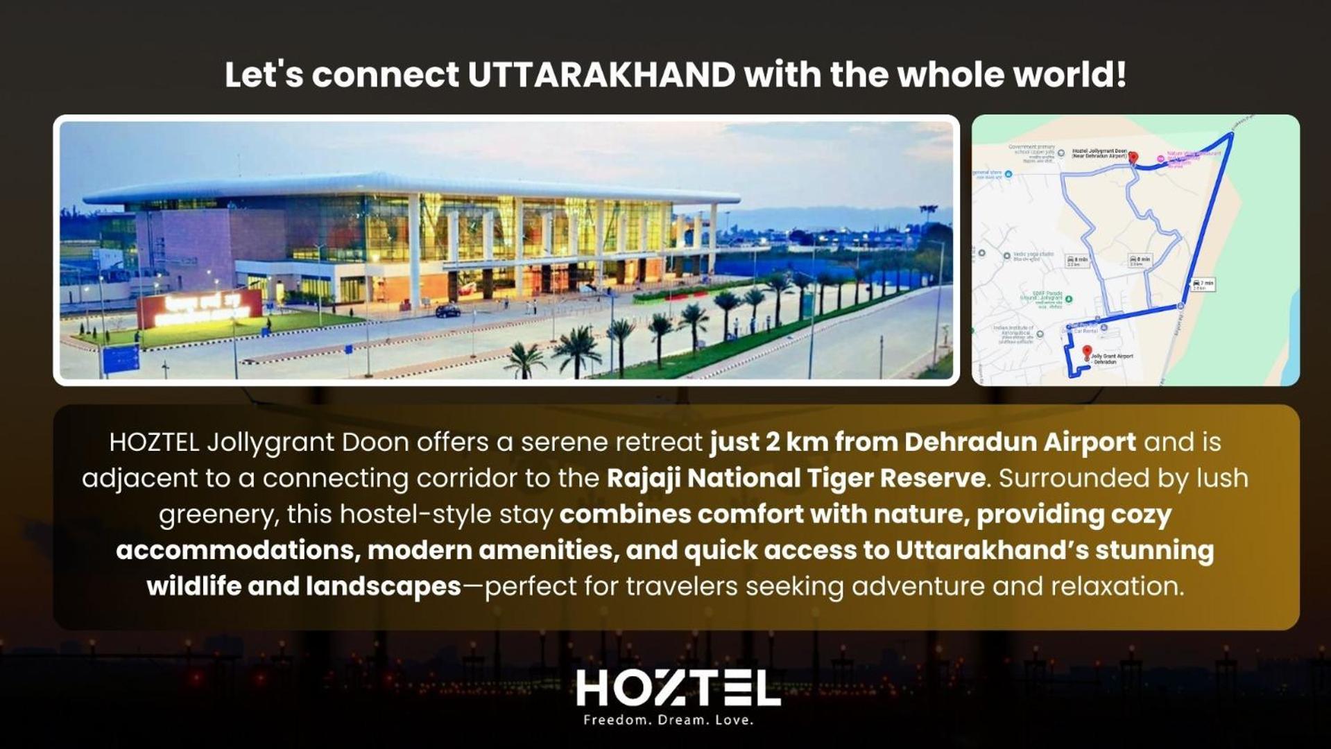 Hoztel Jollygrrant Doon Hostel Rāni Pokhri Exterior foto